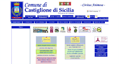 Desktop Screenshot of comune.castiglionedisicilia.ct.it