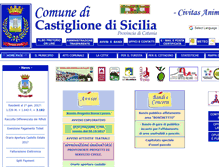 Tablet Screenshot of comune.castiglionedisicilia.ct.it